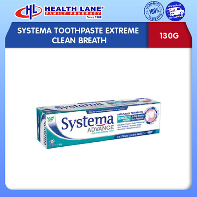 SYSTEMA TOOTHPASTE EXTREME CLEAN BREATH 130G